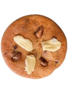 Cookie pistache - choco blanc